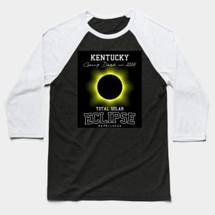 2024 Total Solar Eclipse Kentucky USA Path of Totality Tees Baseball T-Shirt